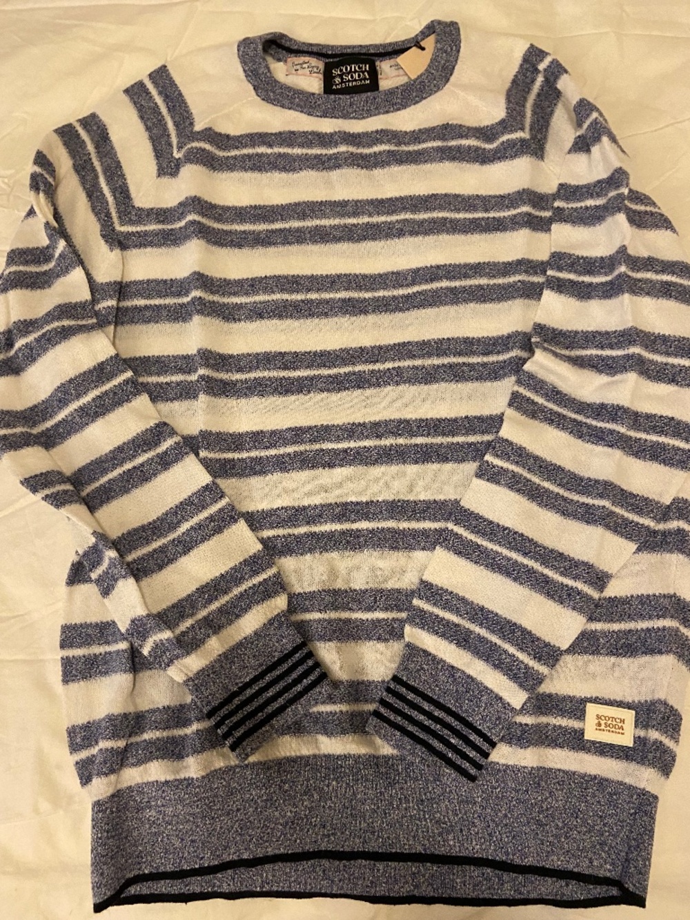NWT Scotch and Soda Light Weight Striped Sweater - Size L
